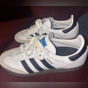 Adidas Samba OG White EUC Men's 7.5 women's 8.5